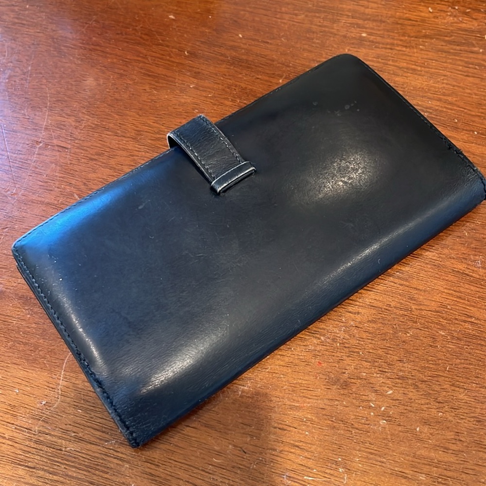 Vintage Hermes Bearn Wallet - Black - Picture 4 of 10